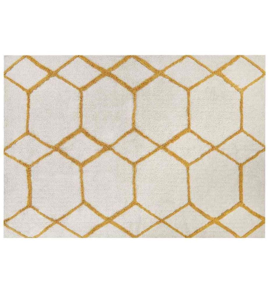 Tapis BEYLER Blanc 160 x 230 cm Coton