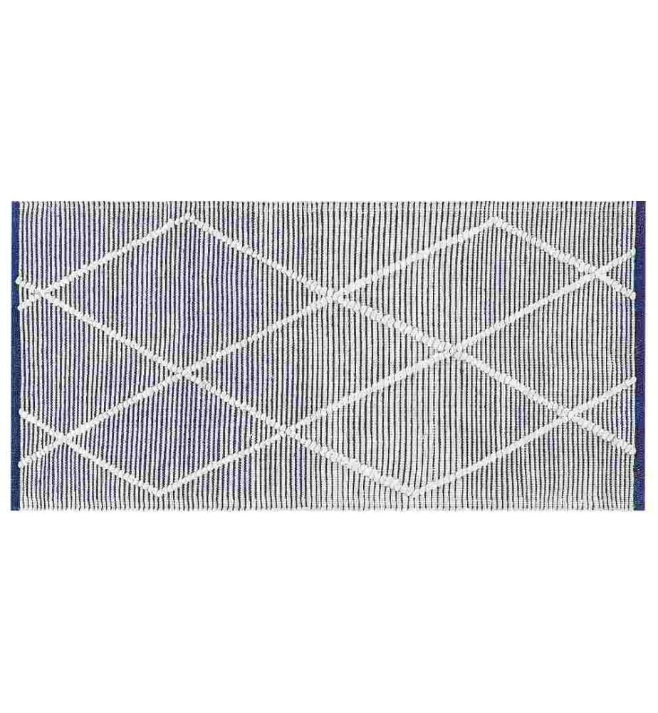 Tapis SYNOPA Bleu 80 x 150 cm Coton
