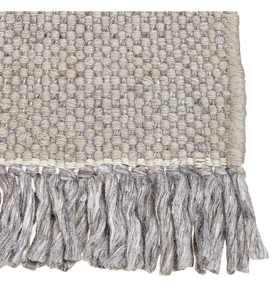 Tapis TEKELER Gris 80 x 150 cm Laine