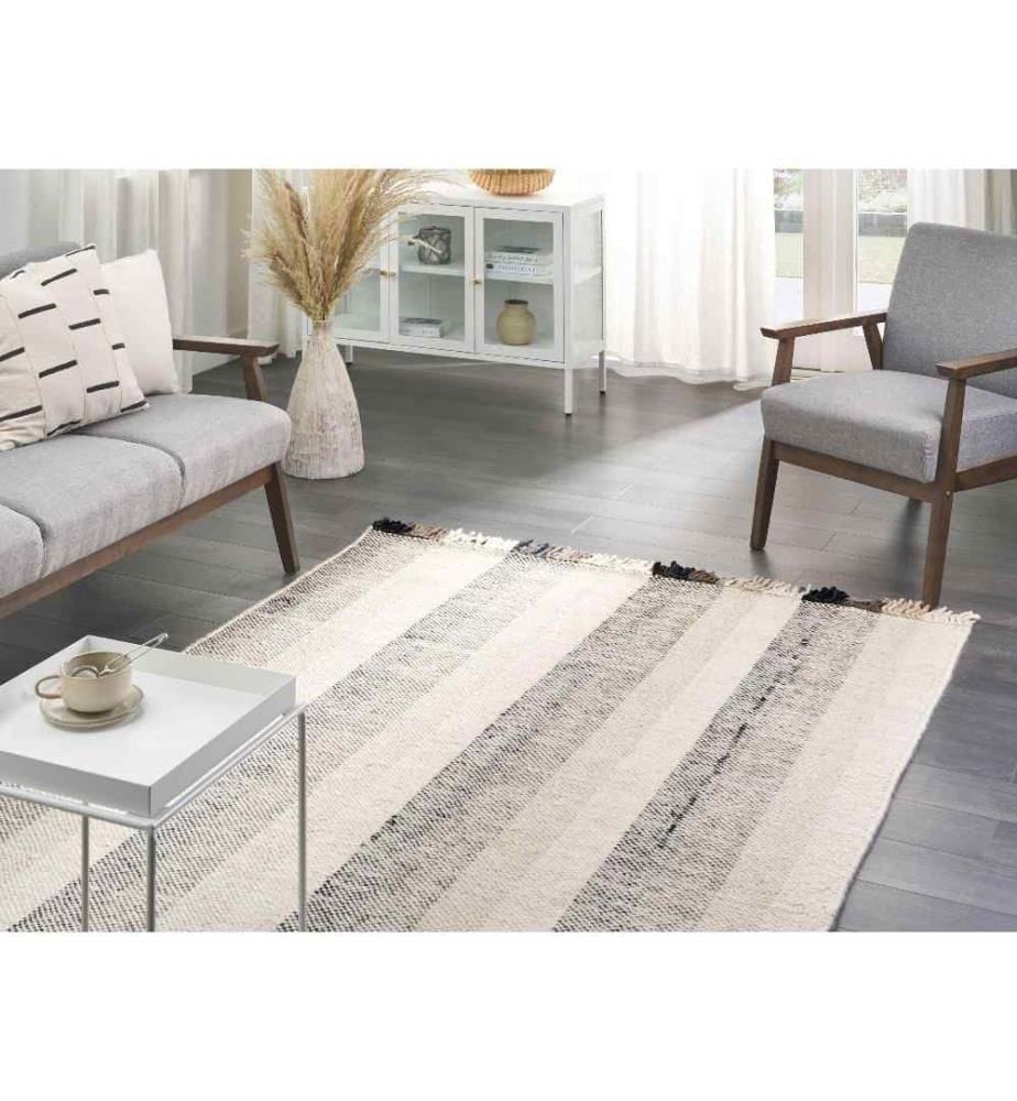 Tapis EMIRLER Blanc 160 x 230 cm Laine