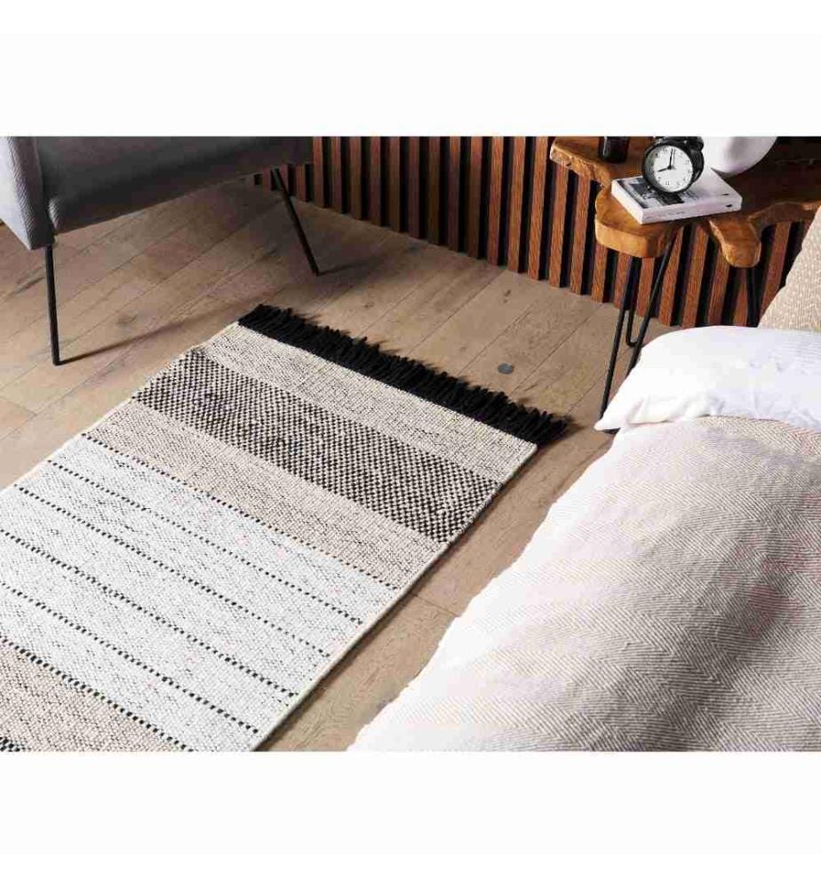 Teppich YAZLIK Beige 80 x 150 cm Wolle