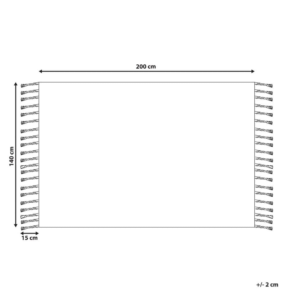 Tapis d'extérieur TABIAT Gris 140 x 200 cm