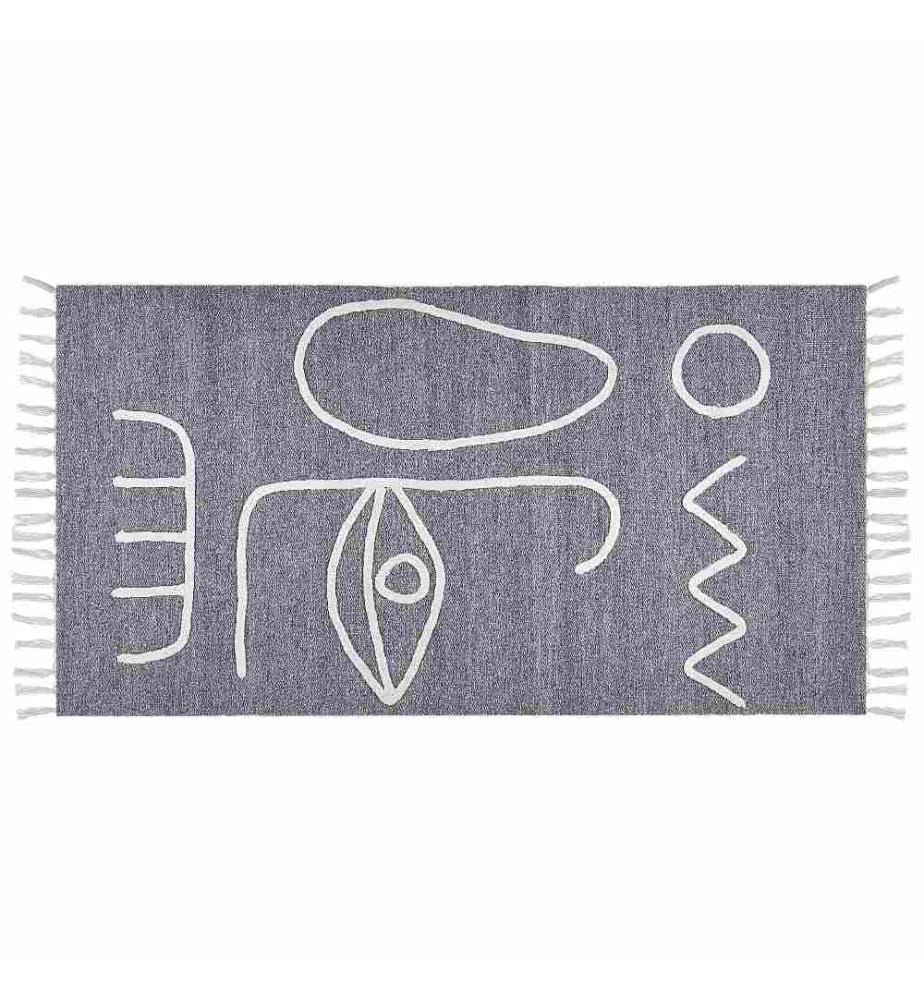Outdoorteppich YAVU Grau 80 x 150 cm