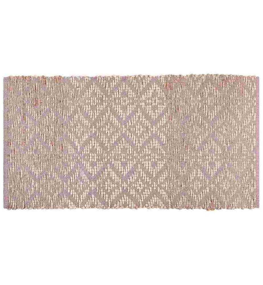 Tapis GERZE Rose 80 x 150 cm Coton