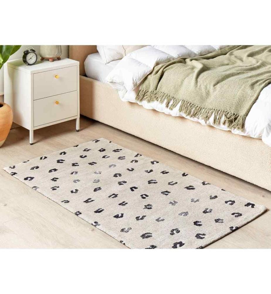 Tapis AFIS Beige 80 x 150 cm Coton
