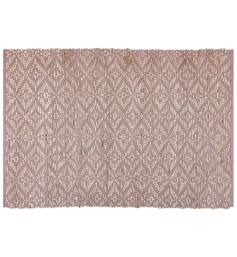 Teppich GERZE Rosa 160 x 230 cm Baumwolle