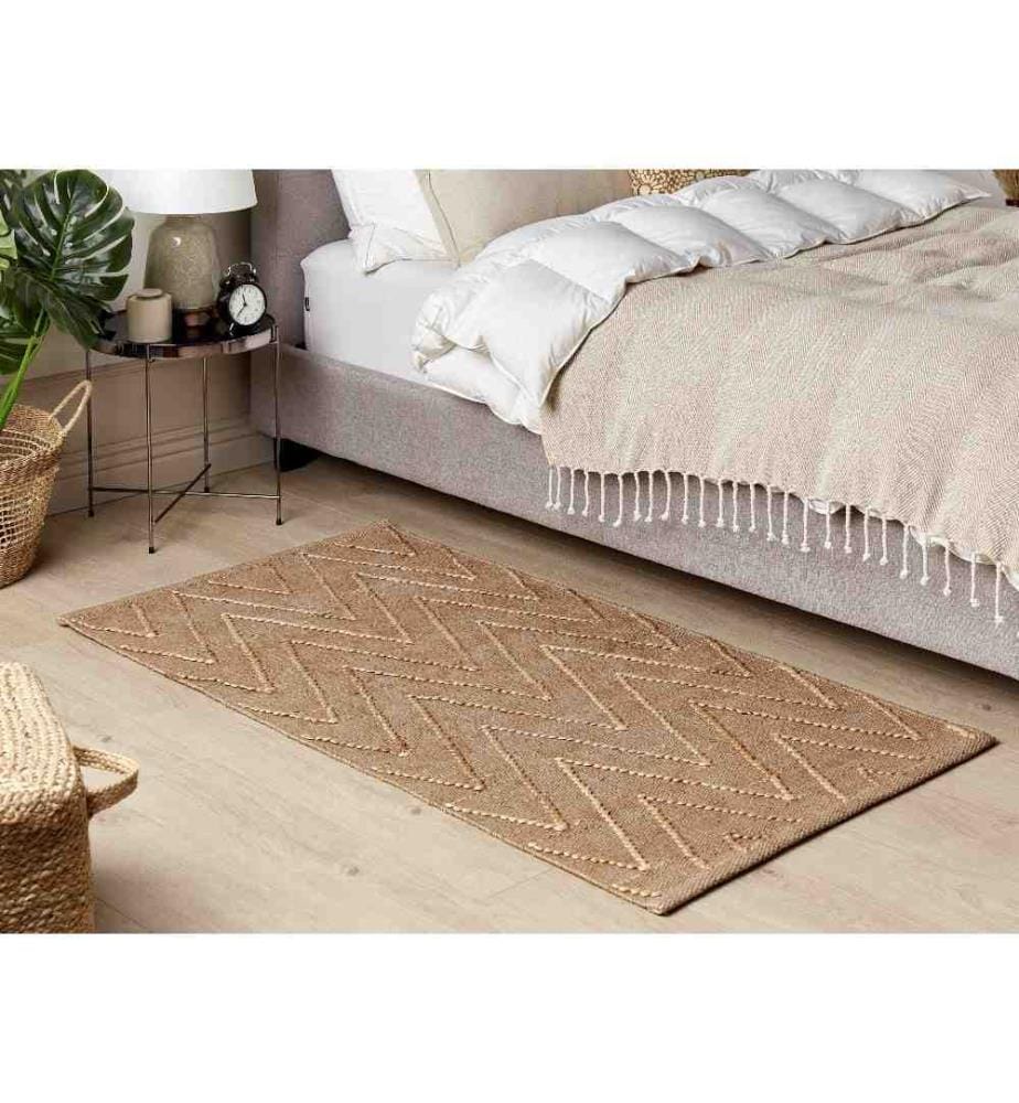 Tapis DADAY Beige 80 x 150 cm Jute