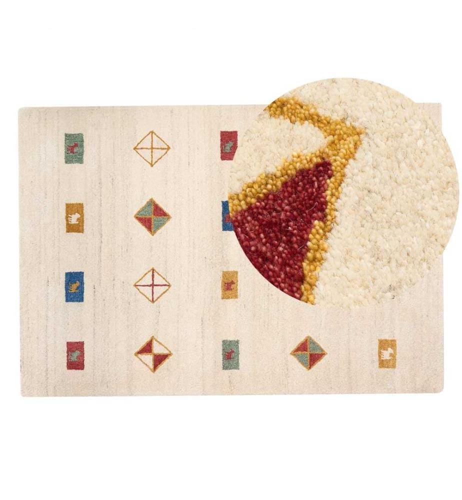 Tapis MISINLI Beige 160 x 230 cm Laine Tapis persan
