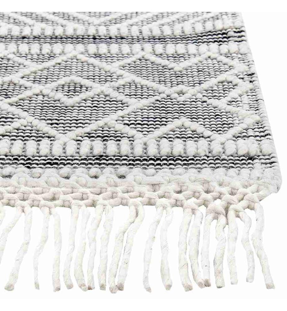 Tapis SAVUCA Noir 160 x 230 cm Laine