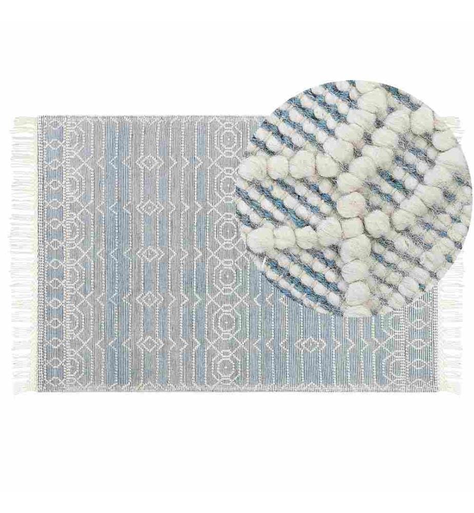 Tapis ORHANELI Bleu 160 x 230 cm Laine