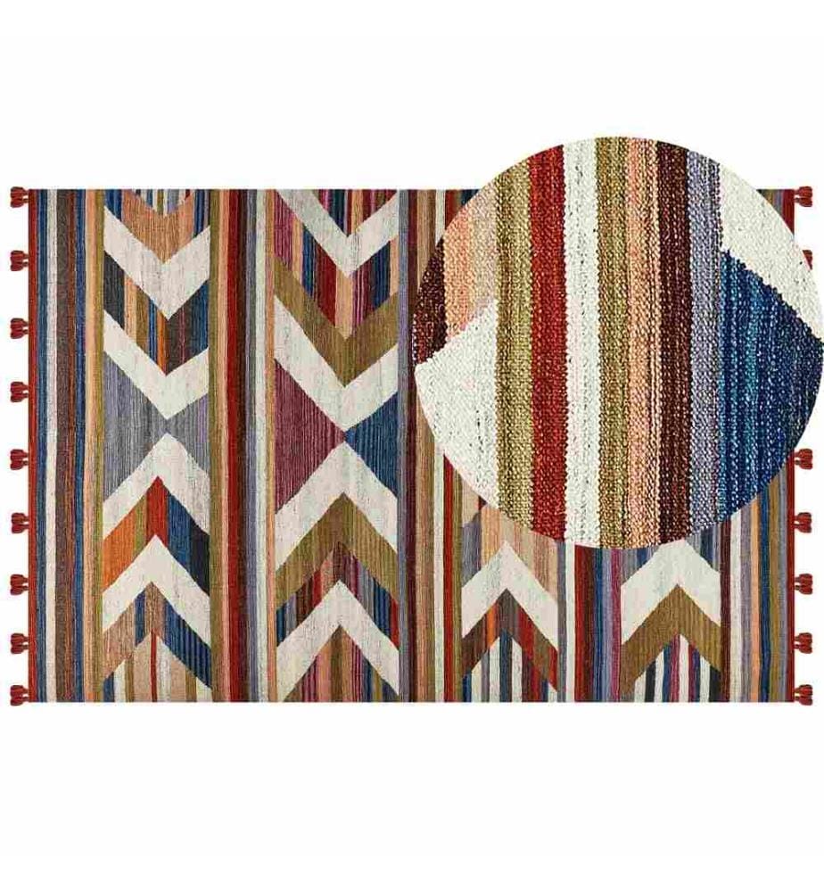 Tapis MRGASHAT Multicolore 200 x 300 cm Laine Kilim