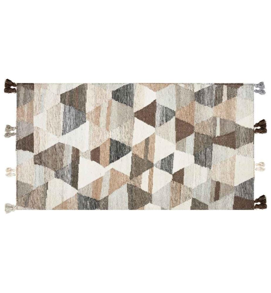 Tapis ARGAVAND Beige 80 x 150 cm Laine Kilim