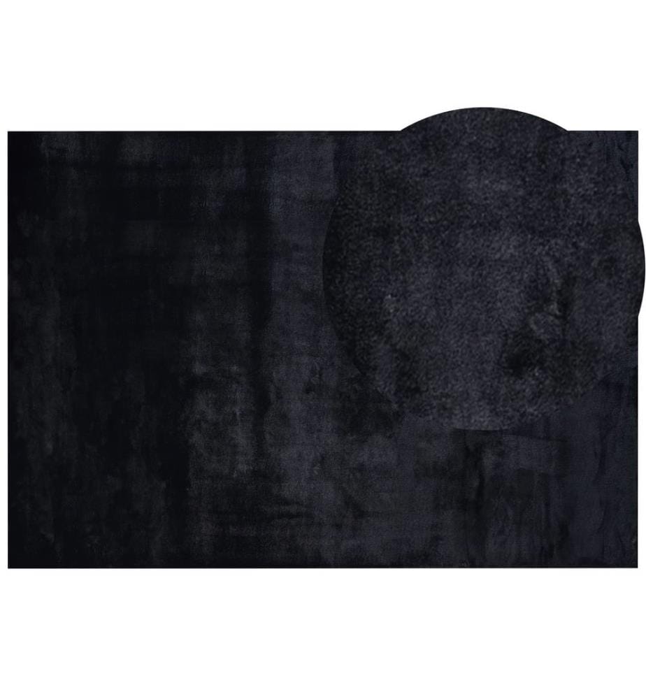 Kunstfellteppich MIRPUR Schwarz 160 x 230 cm