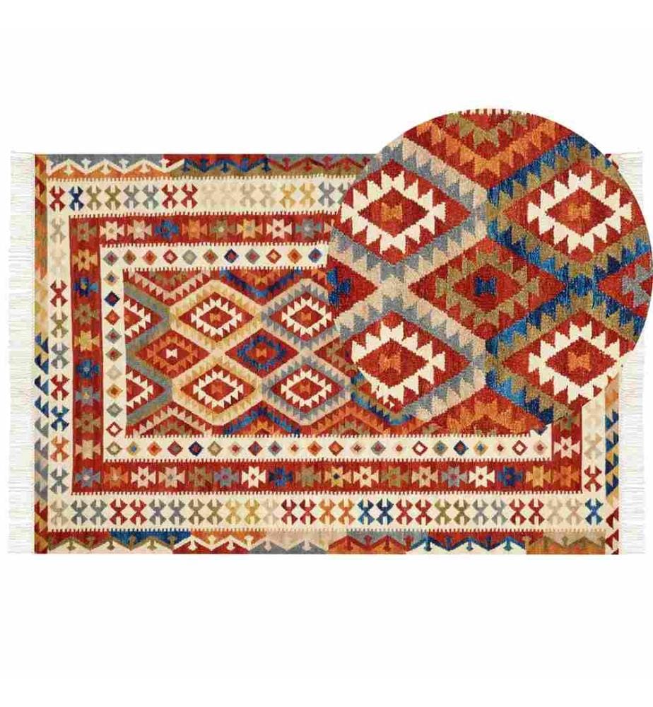 Tapis OSHAKAN Multicolore 160 x 230 cm Laine Kilim