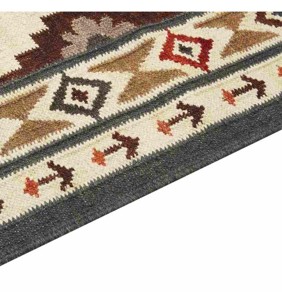 Tapis GHUKASAVAN Multicolore 140 x 200 cm Laine Kilim