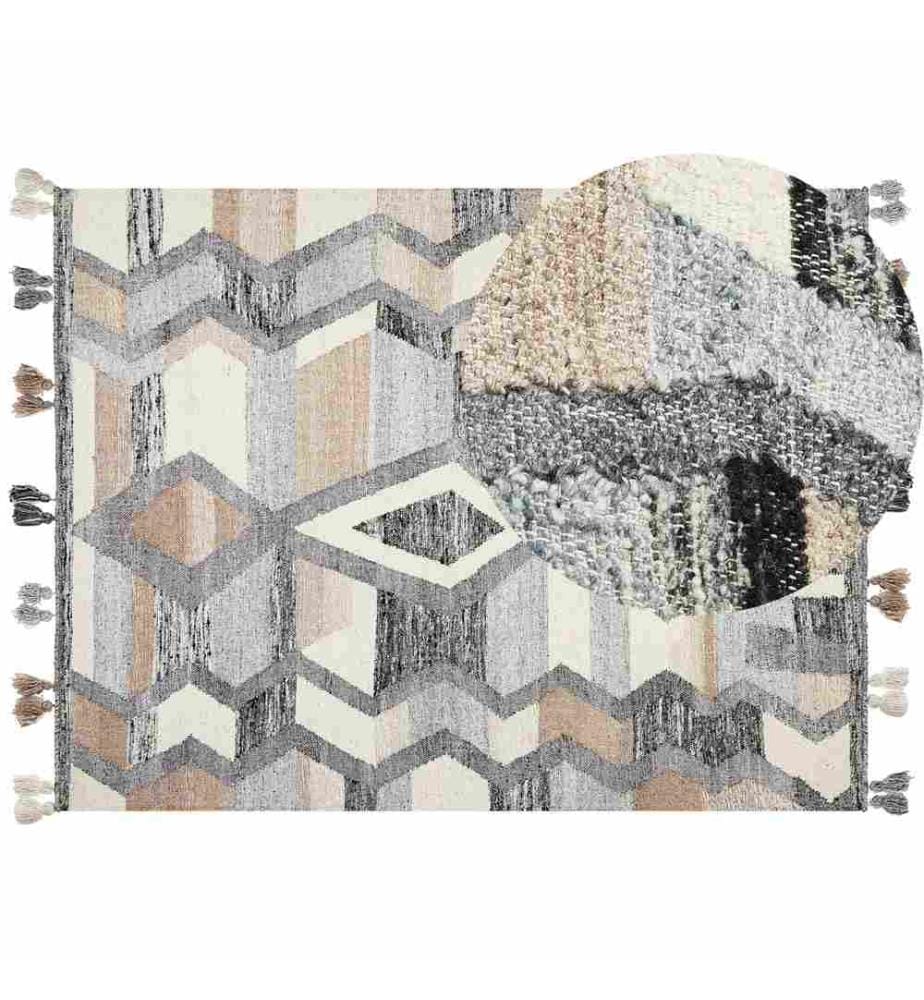 Tapis AYGEZARD Multicolore 160 x 230 cm Laine Kilim