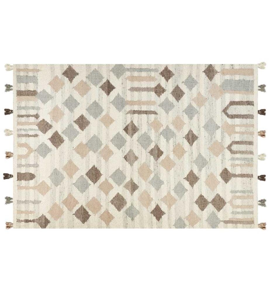 Tapis KAGHTSRASHEN Beige 200 x 300 cm Laine Kilim