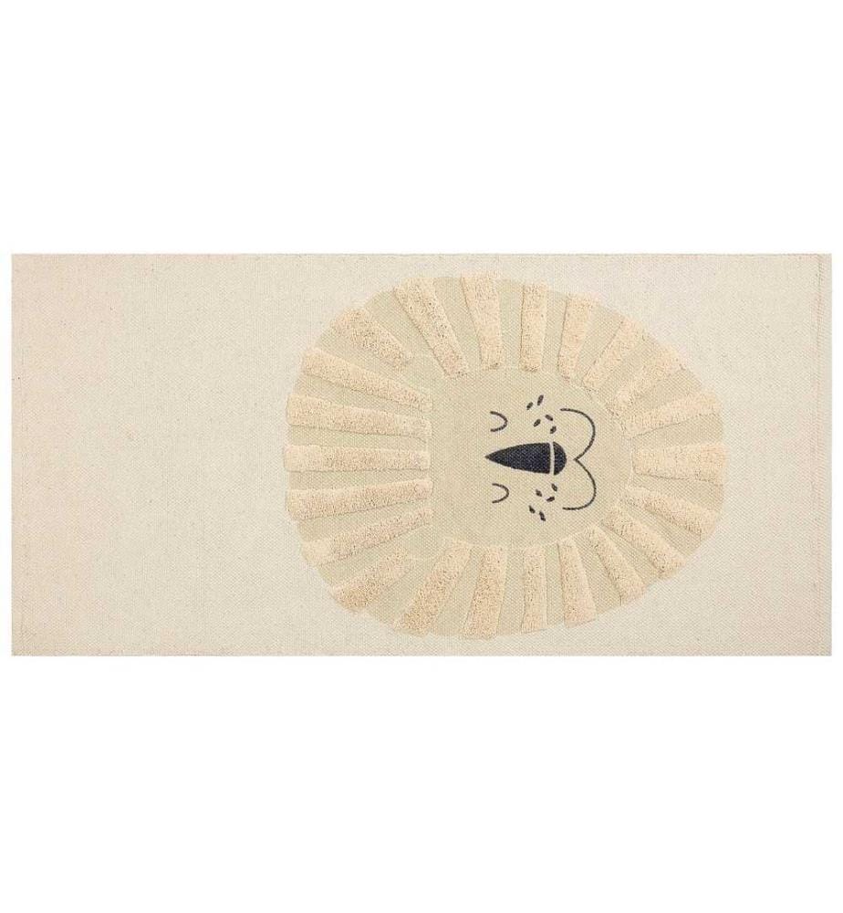 Tapis enfant BALARI Beige 80 x 150 cm Coton