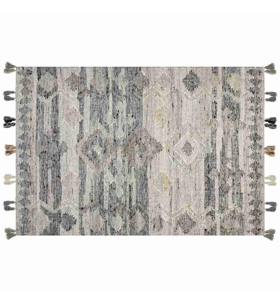 Tapis ARATASHEN Gris 160 x 230 cm Laine Kilim