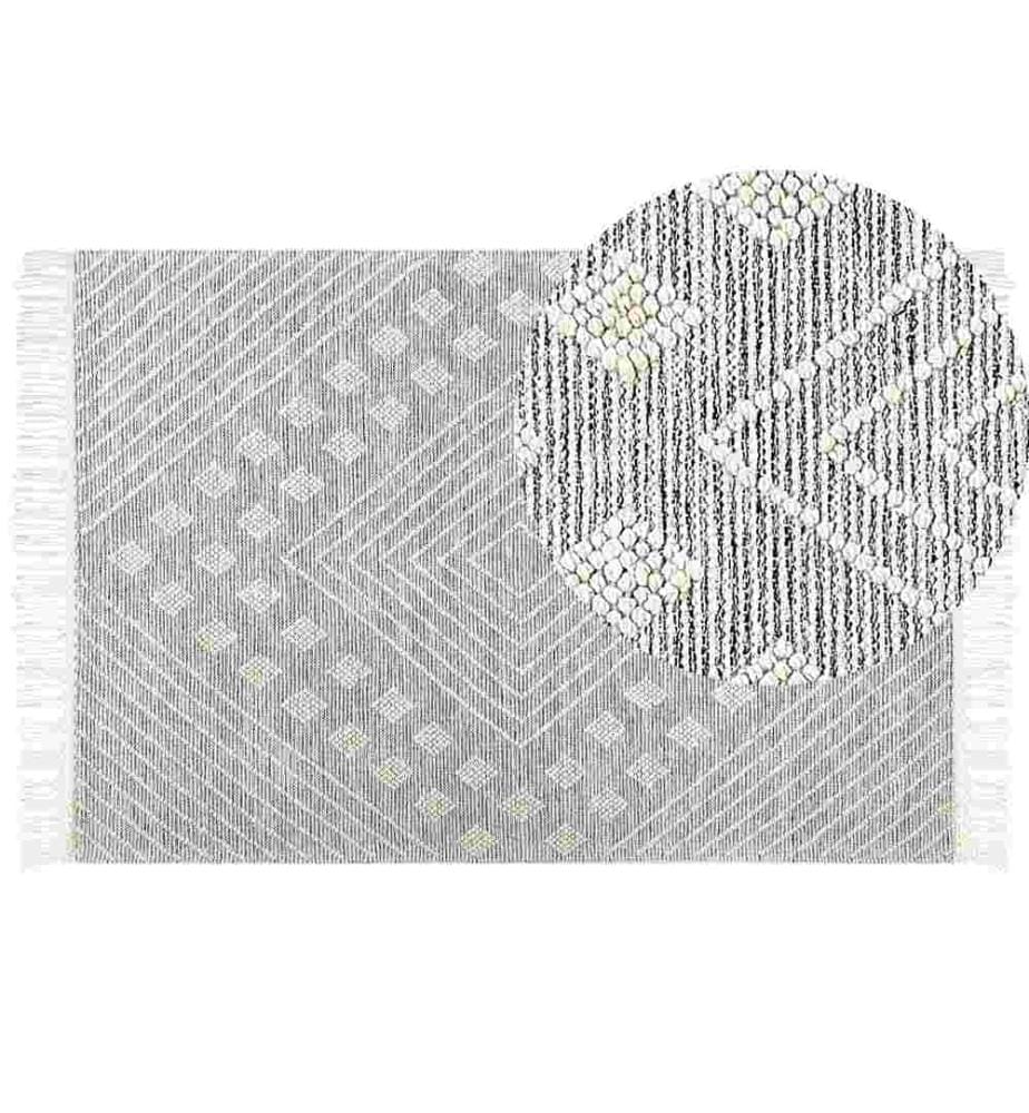Tapis SAVUR Gris 160 x 230 cm Laine