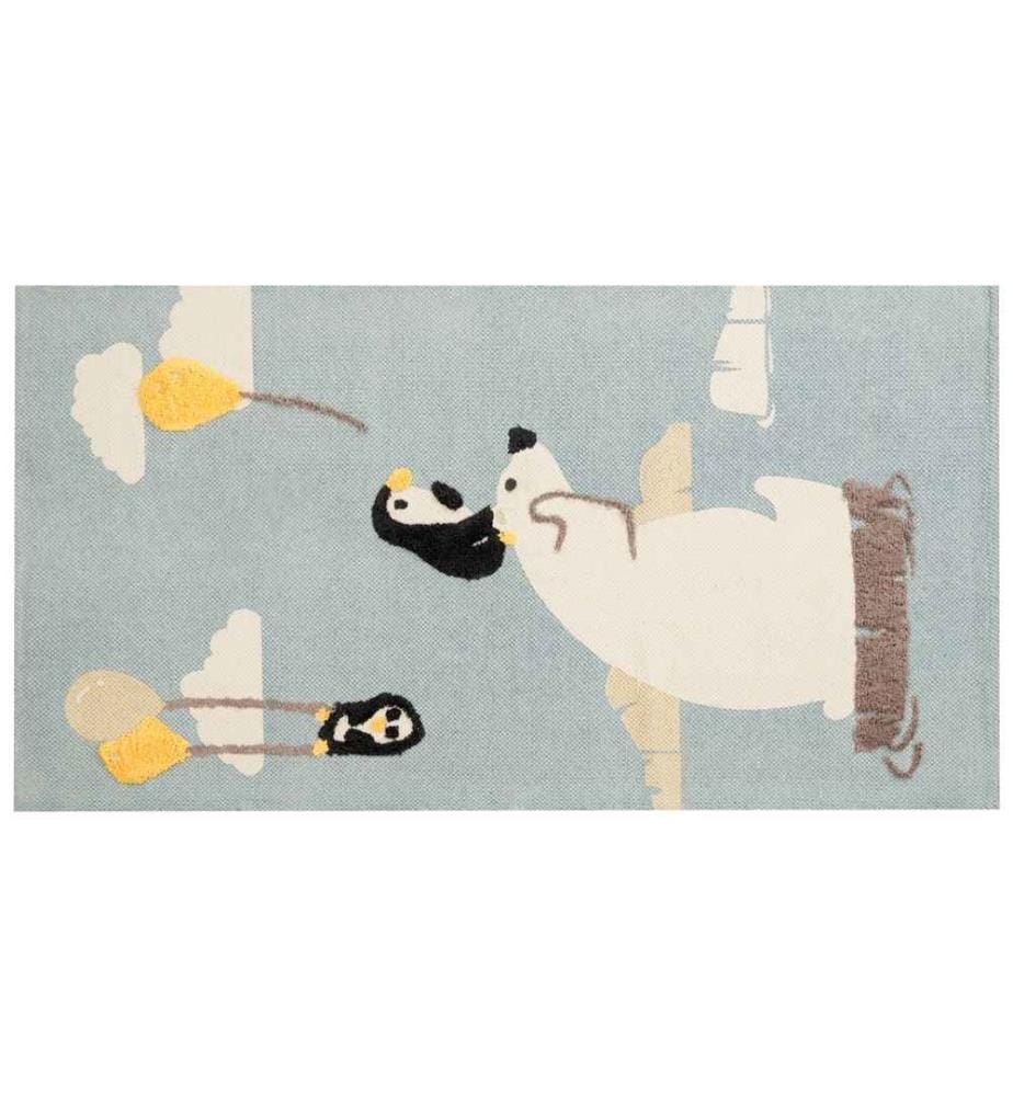 Kinderteppich BARUS Bunt 80 x 150 cm Baumwolle