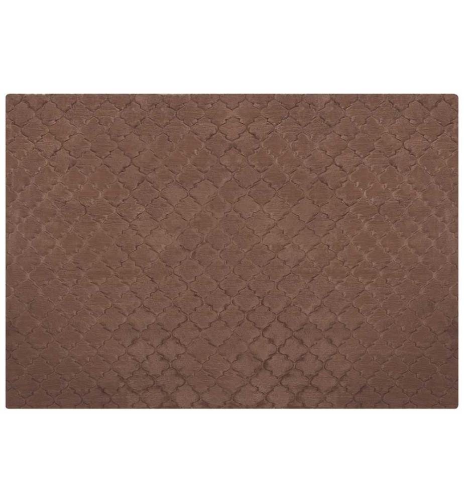Tapis en fausse fourrure GHARO Marron 160 x 230 cm