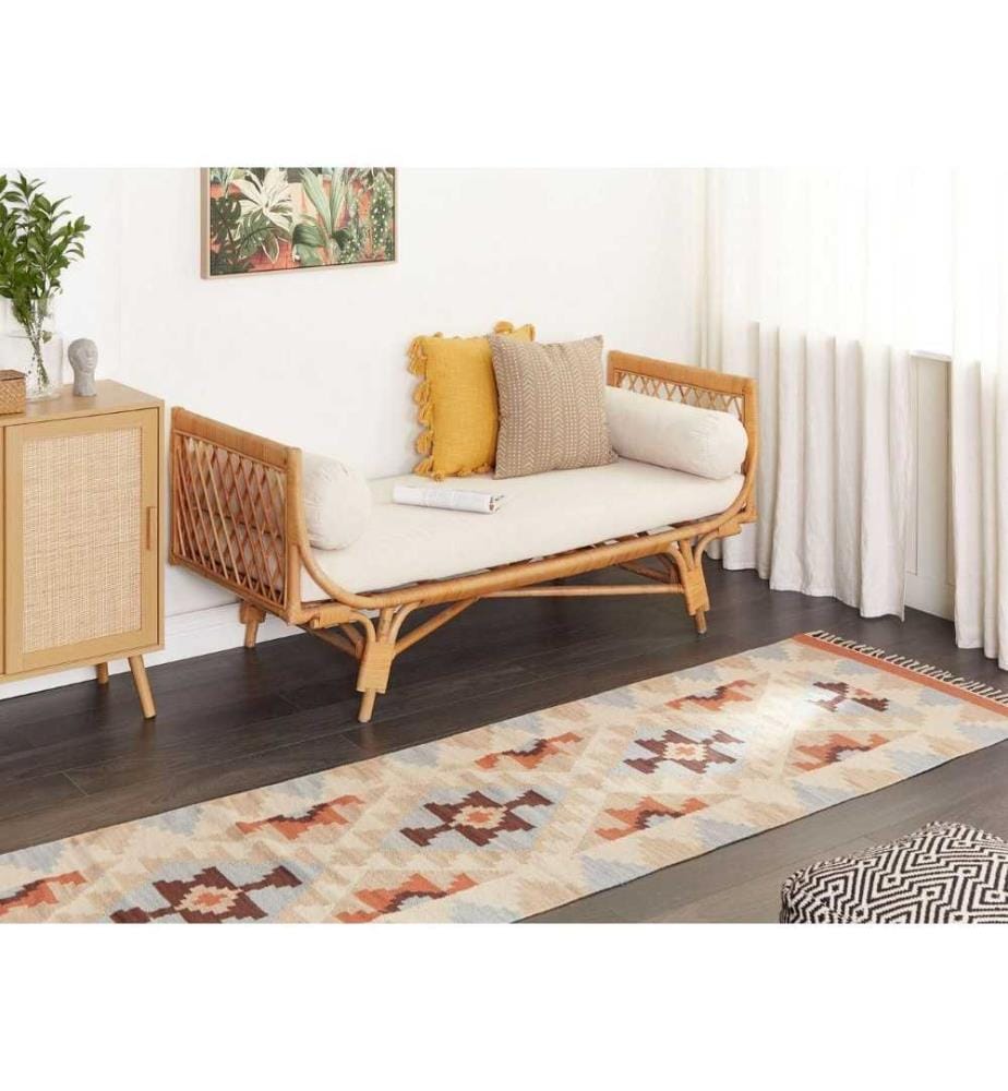 Tapis DILIJAN Multicolore 80 x 300 cm Coton Kilim