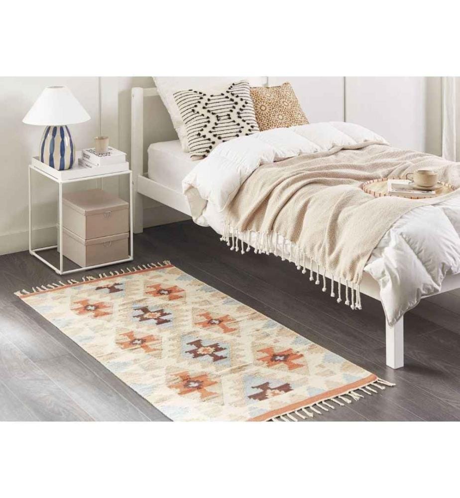 Tapis DILIJAN Multicolore 80 x 150 cm Coton Kilim