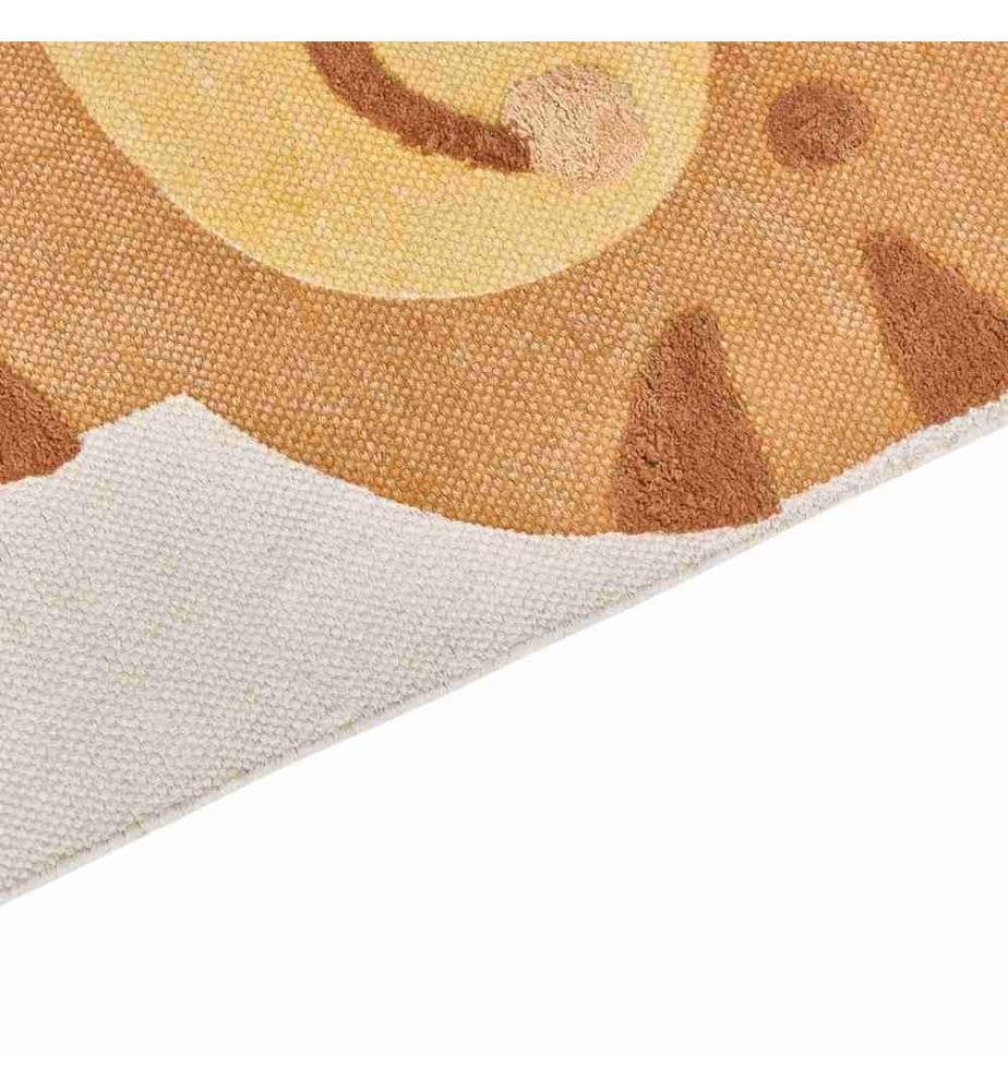 Kinderteppich SIGLI Bunt 80 x 150 cm Baumwolle
