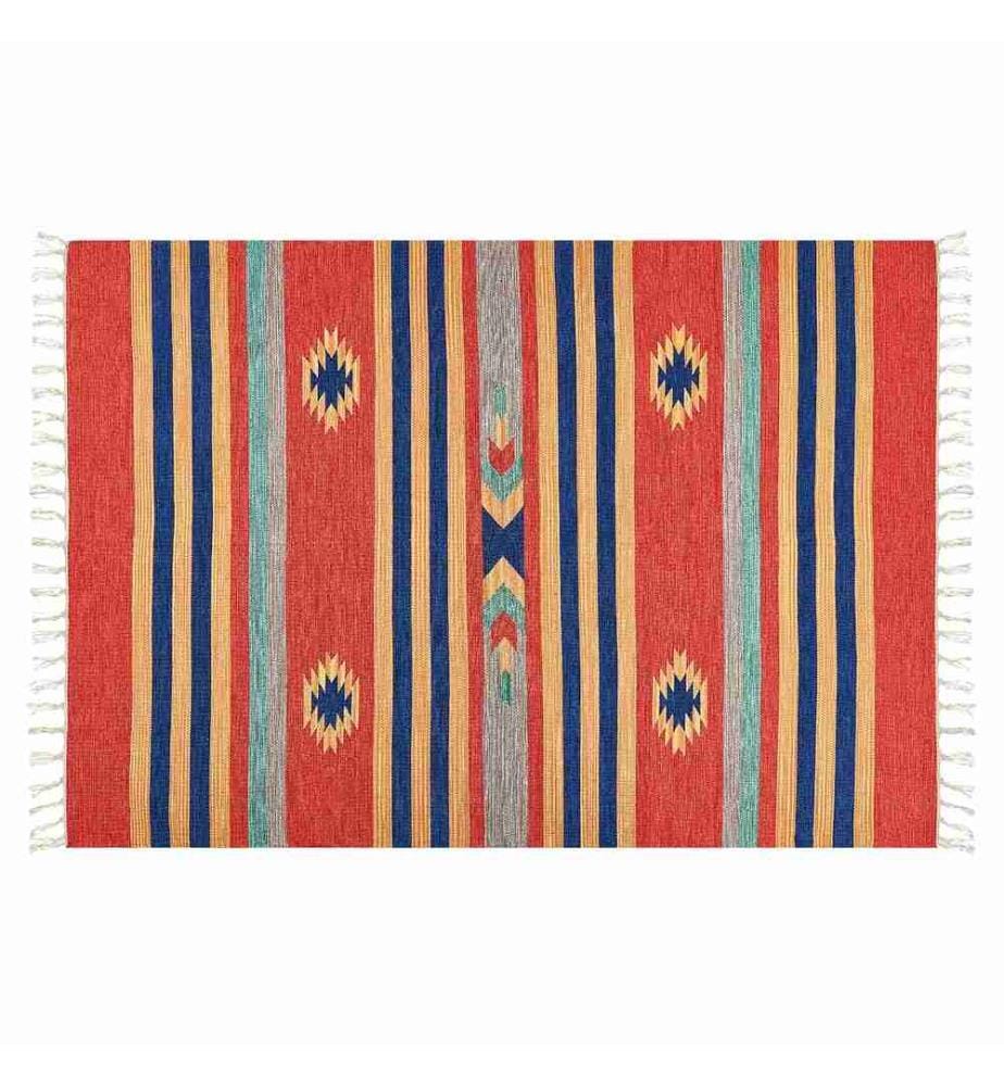 Tapis HATIS Multicolore 140 x 200 cm Coton Kilim
