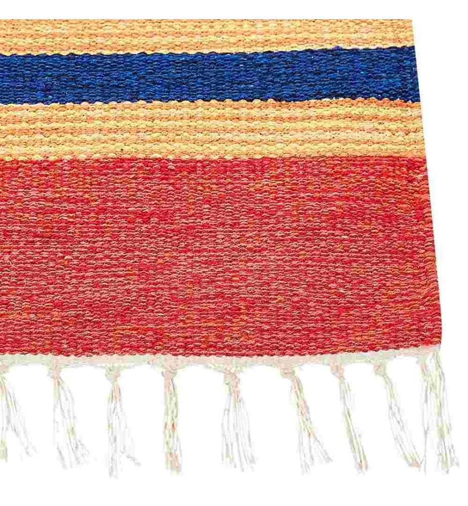 Tapis HATIS Multicolore 140 x 200 cm Coton Kilim