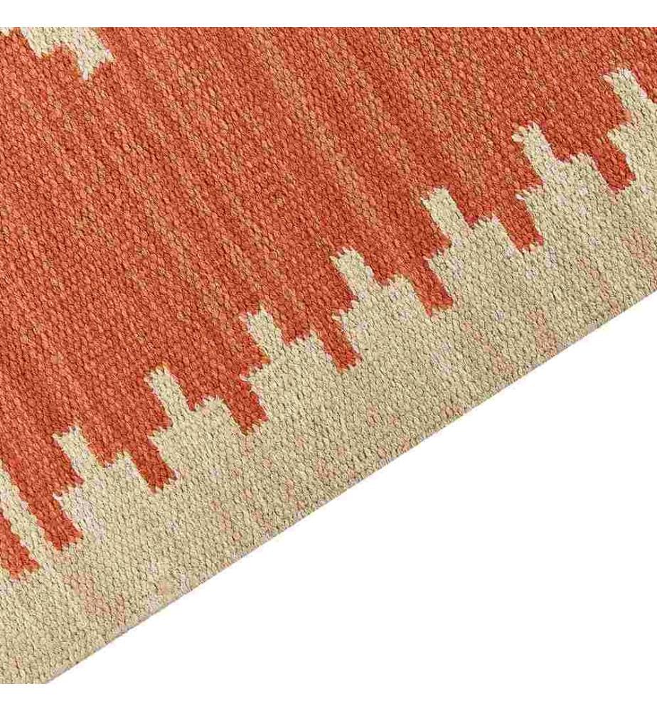 Tapis GAVAR Orange 80 x 300 cm Coton Kilim