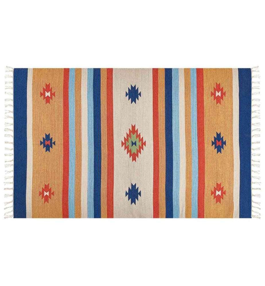 Tapis TARONIK Multicolore 140 x 200 cm Coton Kilim