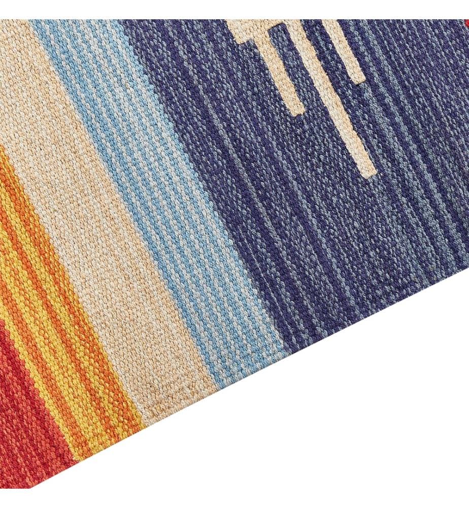 Tapis KAMARIS Multicolore 80 x 300 cm Coton Kilim