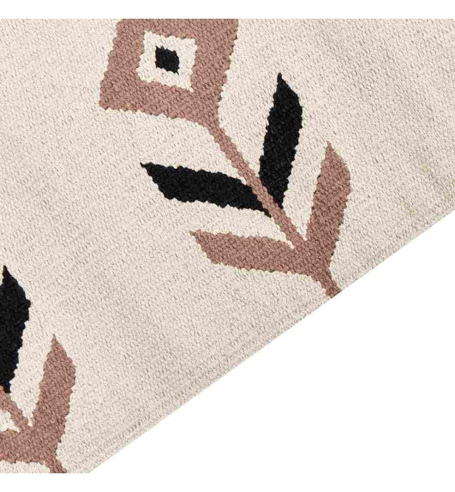 Tapis NIAVAN Beige 160 x 230 cm Coton Kilim
