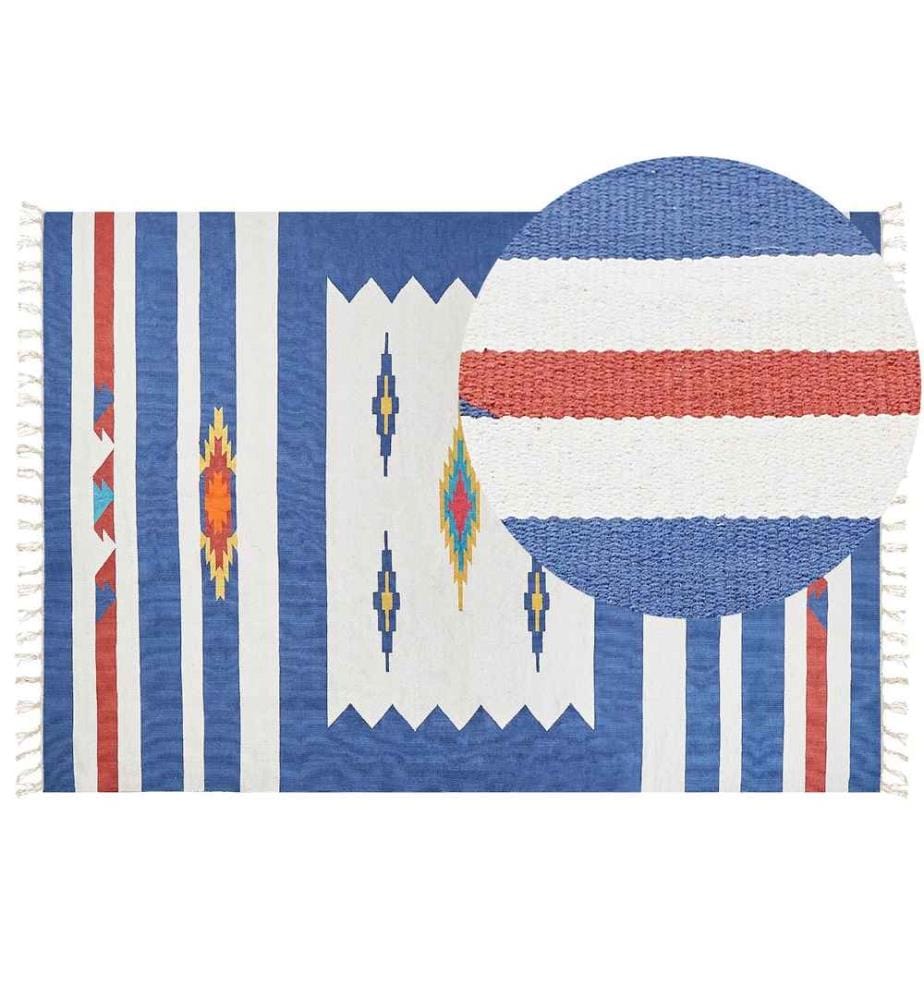 Tapis VARSER Multicolore 200 x 300 cm Coton Kilim