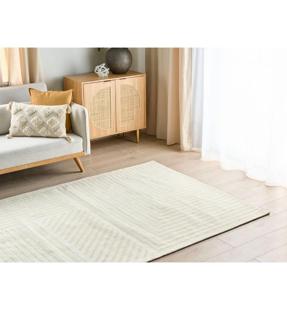 Tapis ABEGUM Beige 160 x 230 cm Laine
