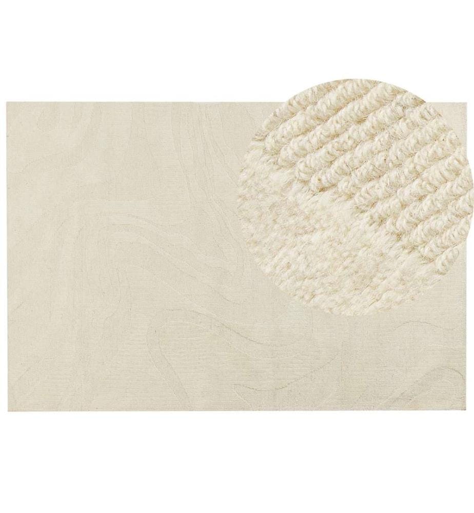 Tapis SASNAK Beige 200 x 300 cm Laine