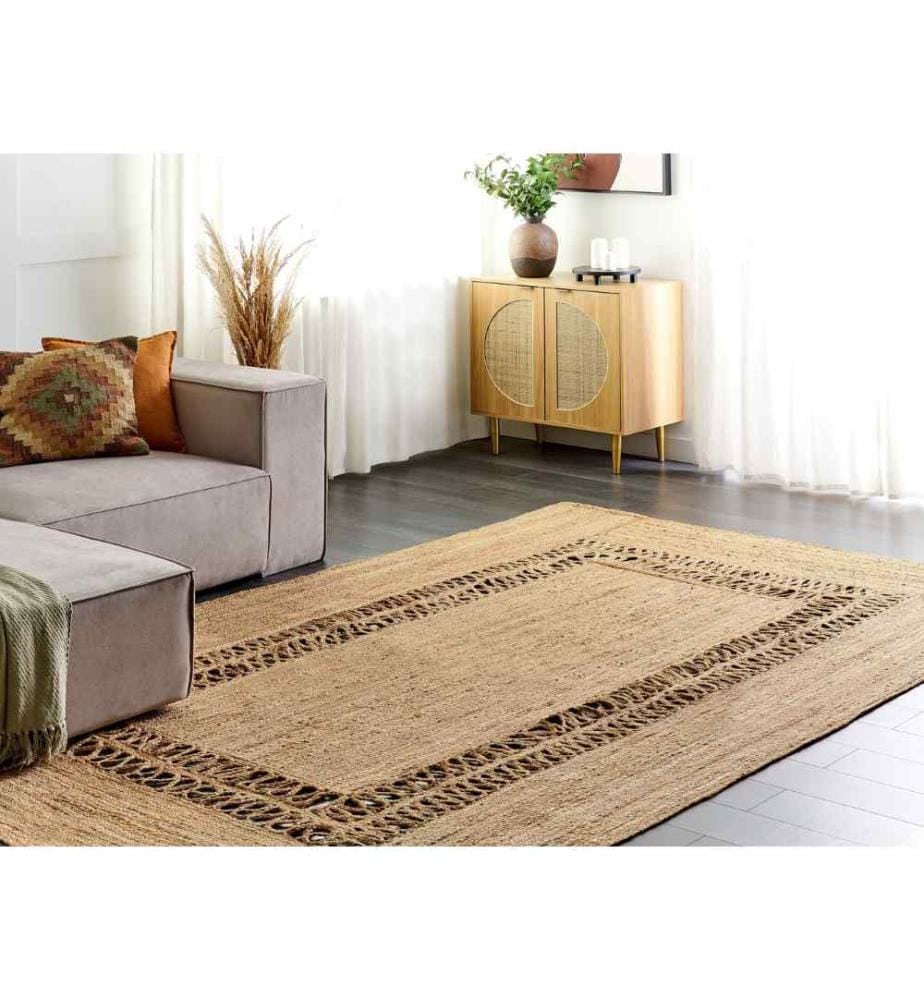 Teppich YENIKOY Beige 200 x 300 cm Jute
