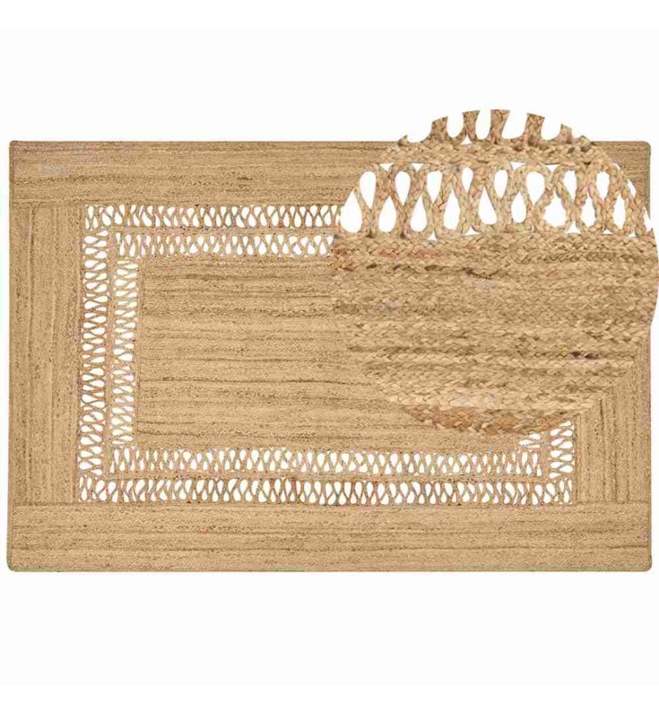 Teppich YENIKOY Beige 200 x 300 cm Jute
