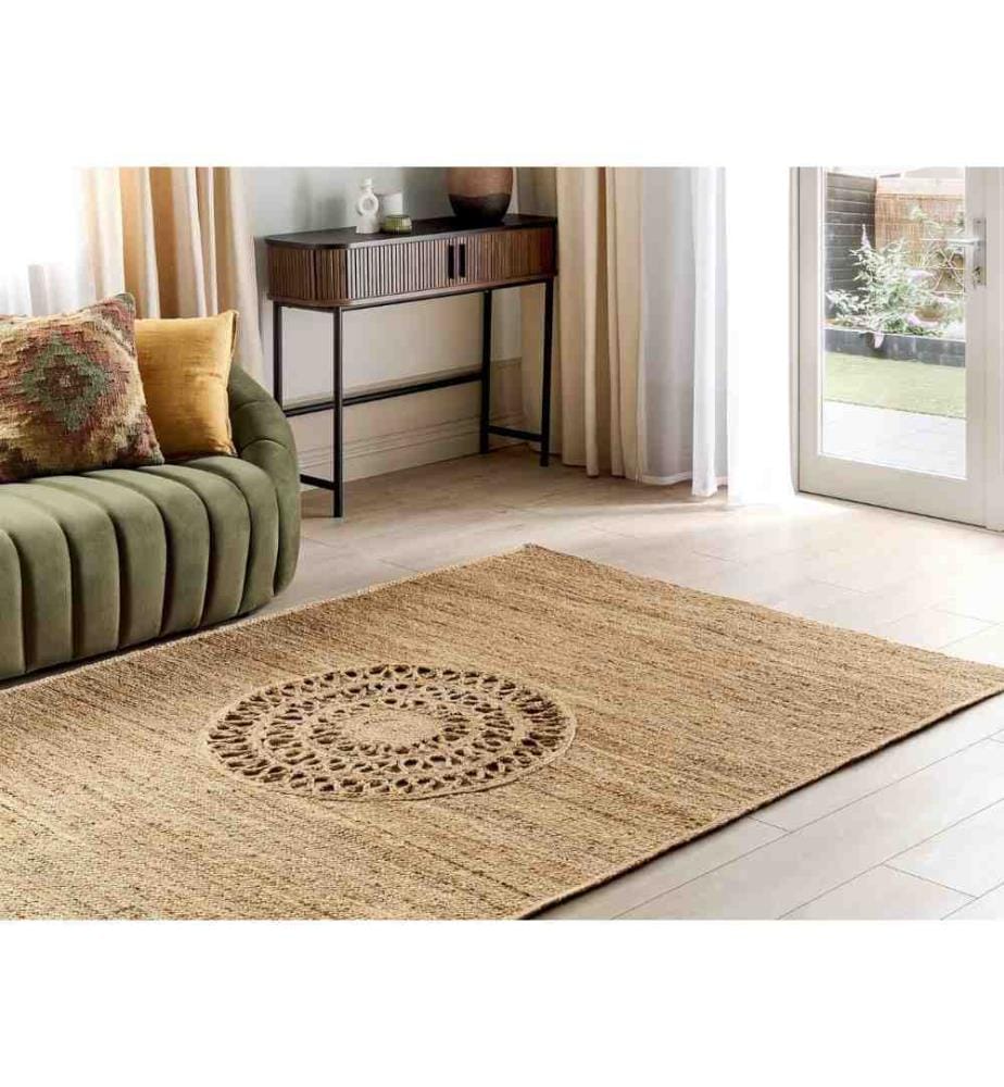 Teppich BOGAZOREN Beige 160 x 230 cm Jute