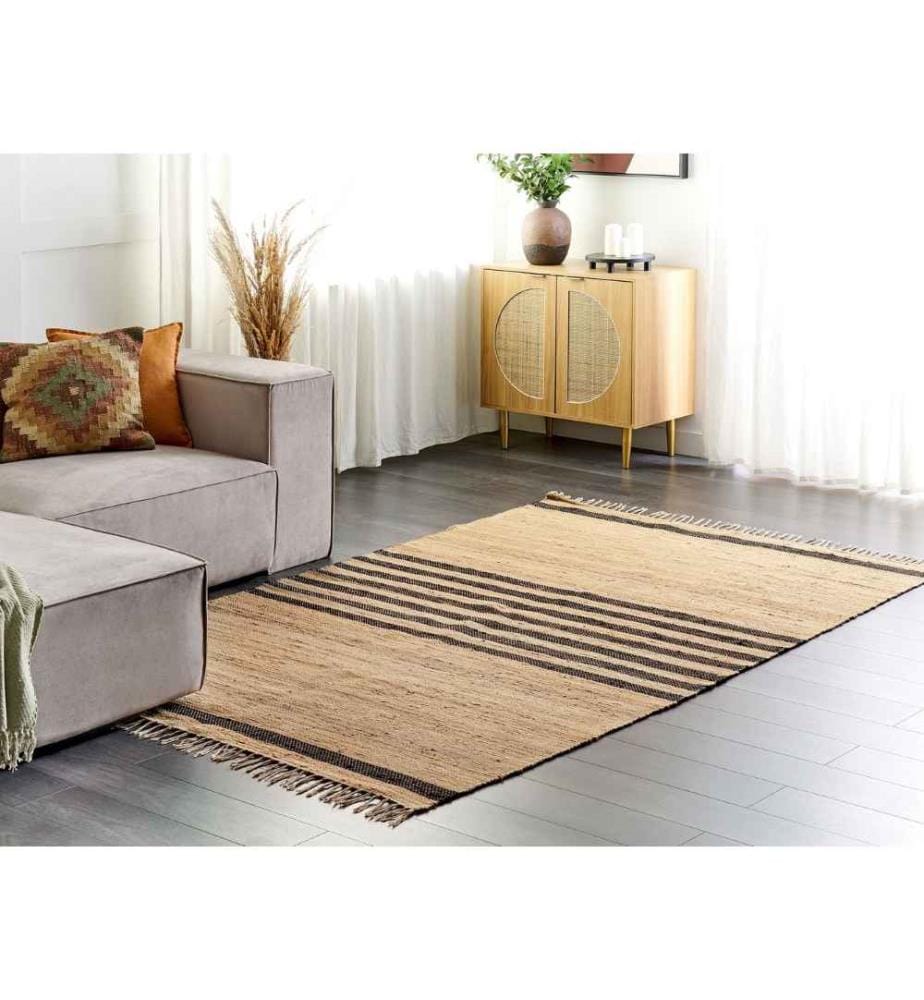 Teppich ERICEK Beige 160 x 230 cm Jute