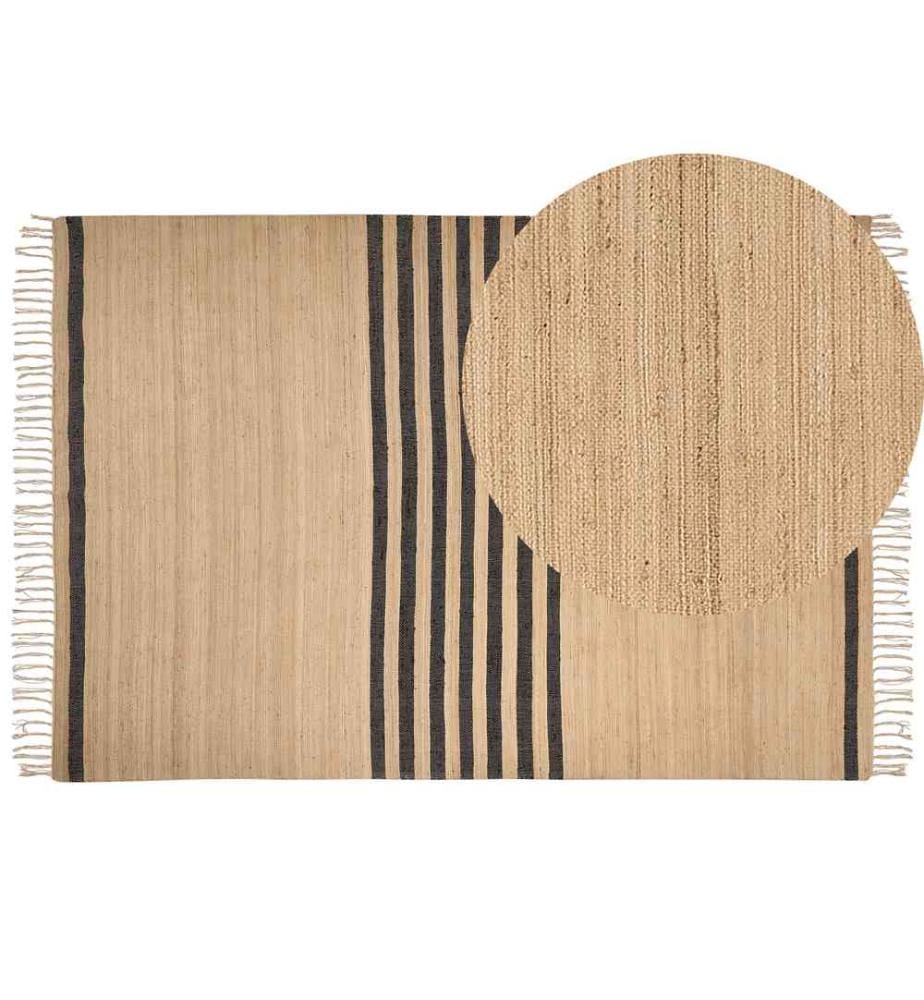 Teppich ERICEK Beige 160 x 230 cm Jute