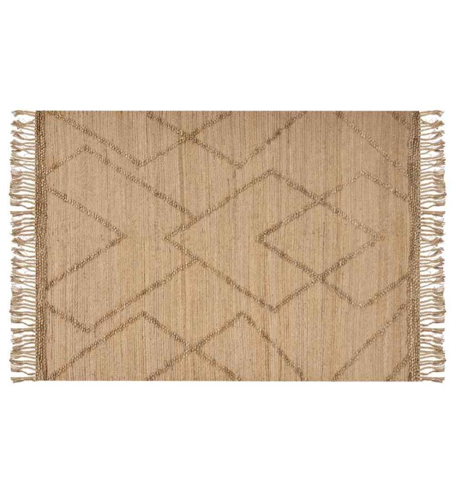 Teppich HANDERE Beige 200 x 300 cm Jute