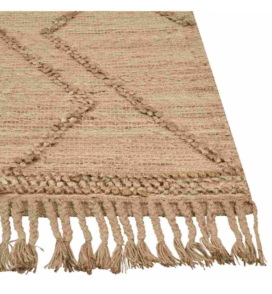 Teppich HANDERE Beige 200 x 300 cm Jute