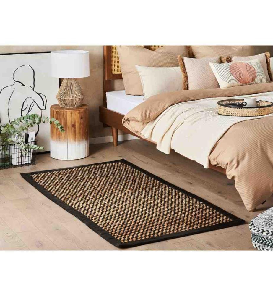 Tapis GERCE Beige 80 x 150 cm Jute