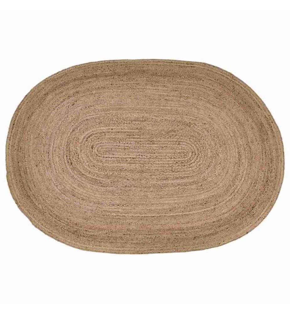 Teppich DEMIRCI Beige 160 x 230 cm Jute