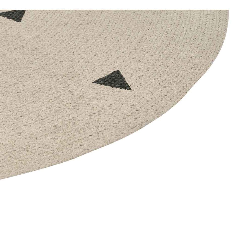 Kinderteppich DURG Beige ø 140 cm Baumwolle