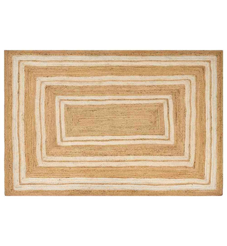 Teppich ELMALI Beige 200 x 300 cm Jute