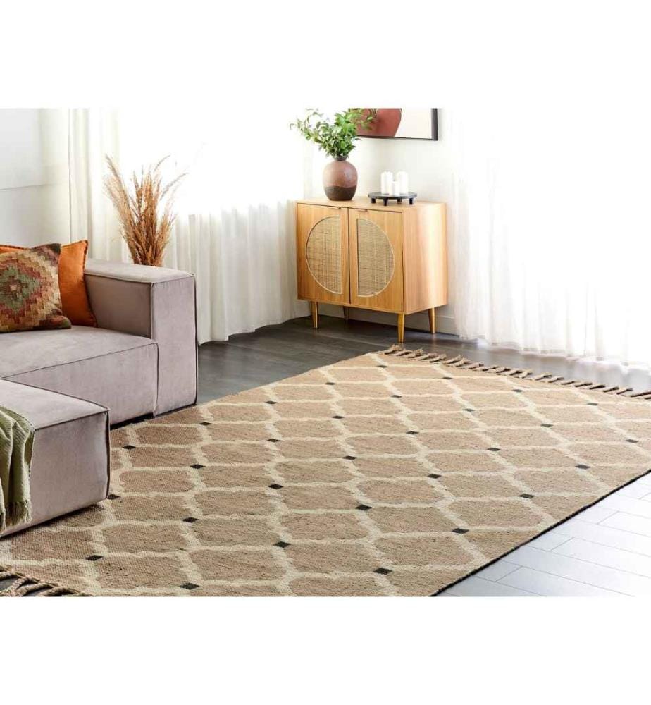 Teppich ORENCIK Beige 200 x 300 cm Jute